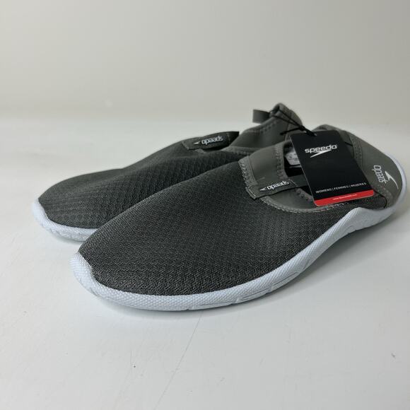 Speedo Tidal Cruiser Women’s 9 Gray Mesh Quick Dry Slip On Water Shoes - Picture 1 of 8
